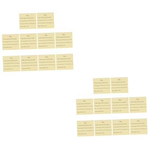 Abaodam 2 Sätze Teiliges TPU Reparaturpatch Selbstklebend Transparent Für Zelte Luftmatratzen Schwimmringe Und Aufblasbare Produkte Zur Schnellen Reparatur Von Rissen Und 10 Blätter * 2 von Abaodam