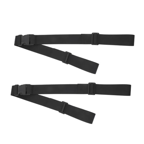 Abaodam 2 Stück 2 Babyhochstuhl Lederband für Kindersitze für Hochstuhl Ersatzgurte für Hochstuhl hochstuhl Gurt Polyester Black von Abaodam