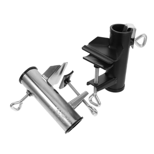 Abaodam 2 Stück Befestigungsclip Für Außenschirme Halterung Für Terrassenschirme Schirmklemmen Robuste Halterung Für Terrassenschirme Schirmklemmhalterung Klemmhalterung Für von Abaodam