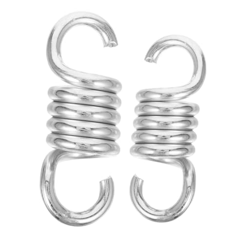 Abaodam 2 Stück Hammock Chair Springs Hochfestem Robuste für Schwingstühle und Hängesessel für und Außenbereich Hohe Tragfähigkeit und Langlebigkeit von Abaodam