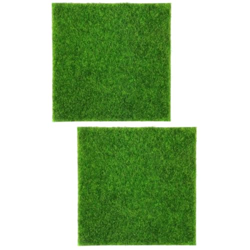 Abaodam 2 Stück Künstlicher Miniaturgarten Realistischer Fake Lawn für Garten und Innenbereich Dekoration für Mikrolandschaften und Kreative Arrangements Abaodam 2 Stück Künstlicher Miniaturgarten Realistischer Fake Lawn für Garten und Innenbereich Dekoration für Mikrolandschaften und Kreative Arrangements von Abaodam
