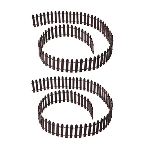 Abaodam 2 Stück Mini Gartenzaun Teiliges Handgefertigtes für Märchengärten Flexibel und Praktisch für Mini Landschaften Farbenfroh und Langlebig für DIY Projekte und Abaodam 2 Stück Mini Gartenzaun Teiliges Handgefertigtes für Märchengärten Flexibel und Praktisch für Mini Landschaften Farbenfroh und Langlebig für DIY Projekte und von Abaodam