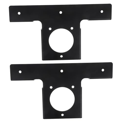Abaodam 2 Stück Pergola-Halterung Pergola -strahlhalterungen Deck -pergola -armaturen Terrassstrahlträger T-förmige Postbasis Dachstrahlträger T Formpergola - Eisen Black von Abaodam