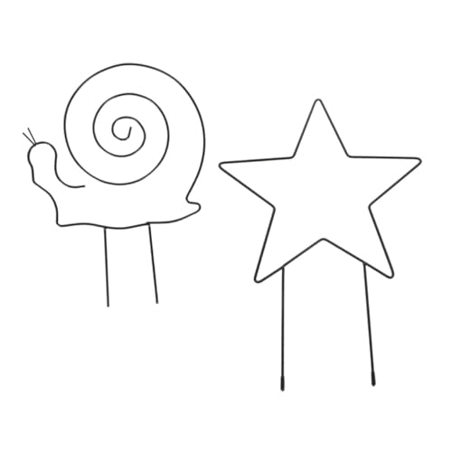 Abaodam 2 Stück Pflanzenstütze Robustem Eisen Rankhilfe für Kletterpflanzen im Garten und Topf Langlebige Rankgitter Geometrischem Design für Blumen und Gemüse Draußen Abaodam 2 Stück Pflanzenstütze Robustem Eisen Rankhilfe für Kletterpflanzen im Garten und Topf Langlebige Rankgitter Geometrischem Design für Blumen und Gemüse Draußen von Abaodam