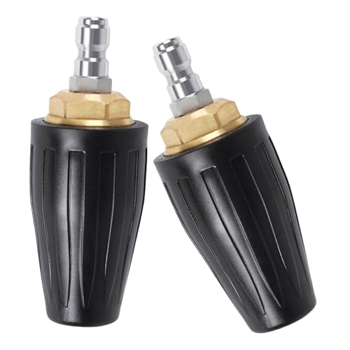 Abaodam 2 Stück Rotationssprinkler Hochdruckreinigerdüse Schnellwaschdüse Schnellanschluss Waschdüse Rotierende Waschdüse Druckdüse Ersatz Hochdruckreinigerdüse Schwarz Abaodam 2 Stück Rotationssprinkler Hochdruckreinigerdüse Schnellwaschdüse Schnellanschluss Waschdüse Rotierende Waschdüse Druckdüse Ersatz Hochdruckreinigerdüse Schwarz von Abaodam