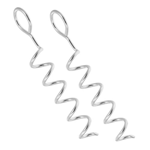 Abaodam 2 Stück Runder Spiral Bodenanker für Hunde Robuster Erdspieß aus Tragbarer Anlegepfahl für Große und Kleine Hunde Wetterfest für Garten und Camping Inklusive Handgriff Abaodam 2 Stück Runder Spiral Bodenanker für Hunde Robuster Erdspieß aus Tragbarer Anlegepfahl für Große und Kleine Hunde Wetterfest für Garten und Camping Inklusive Handgriff von Abaodam