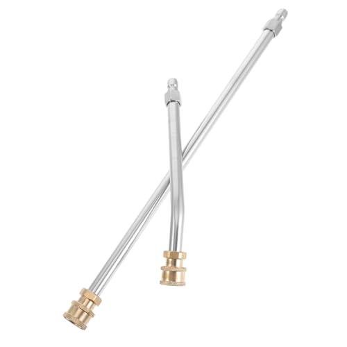 Abaodam 2 Stück Teiliges Edelstahl Verlängerungsset für Hochdruckreiniger mit Schnellkupplung Verstellbare Sprühlanze für Autowäsche Terrassen Dachreinigung Robust und Langlebig Abaodam 2 Stück Teiliges Edelstahl Verlängerungsset für Hochdruckreiniger mit Schnellkupplung Verstellbare Sprühlanze für Autowäsche Terrassen Dachreinigung Robust und Langlebig von Abaodam