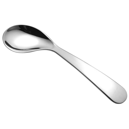 Abaodam 2 Stück Teiliges Lernlöffel aus Edelstahl Gebogener Esslernlöffel mit Sicherem Glattem Ergonomisch für Selbstständiges Füttern als Tool und Zubehör Abaodam 2 Stück Teiliges Lernlöffel aus Edelstahl Gebogener Esslernlöffel mit Sicherem Glattem Ergonomisch für Selbstständiges Füttern als Tool und Zubehör von Abaodam