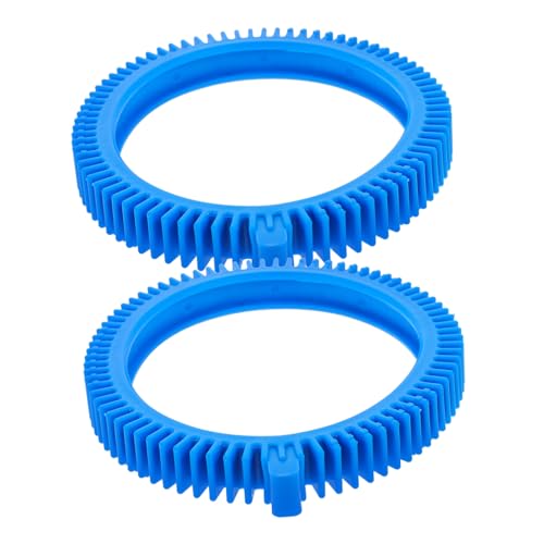 Abaodam 2 Stück Teiliges Poolreifen Ersatzteilset Langlebige Reifen für Poolreiniger Verbessertes Grip Design Kompatibel mit Gängigen Poolreinigern für Effiziente Poolreinigung von Abaodam
