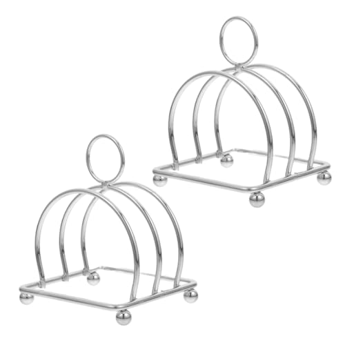 Abaodam 2 Stück Toast Rack für Brot und Sandwiches Robuster Organizer für Restaurant Küche Bücherregal und Rezepte Platzsparend und Elegant von Abaodam