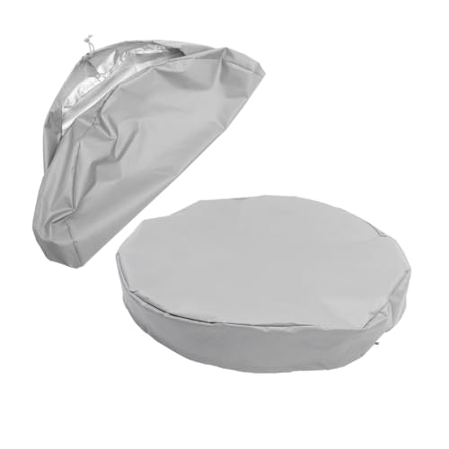 Abaodam 2 x Trommelabdeckung: wiederverwendbare, wasserdichte Regentonnenabdeckung, Oxford-Trommeldeckel mit Kordelzug, Schutzdeckel für Outdoor-Wasserspeicher, Chemikalieneimer Abaodam 2 x Trommelabdeckung: wiederverwendbare, wasserdichte Regentonnenabdeckung, Oxford-Trommeldeckel mit Kordelzug, Schutzdeckel für Outdoor-Wasserspeicher, Chemikalieneimer von Abaodam