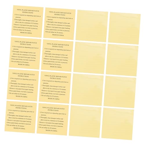 Abaodam 20 Stück Reparatur Von Schwimmringbecken Wanne Patch -kit Aufblasbares Patch-kit Aufblasbares Reparatur-Patch-kit Schwimmen Reparaturpflaster Luftmatratze Patch von Abaodam