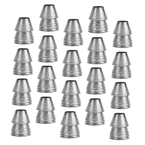 Abaodam 20 Stück Teiliges Metallkeile für Hammerstiele Runde Wedges zur Befestigung von Axtgriffen Robust und Langlebig für Werkzeuganwendungen von Abaodam