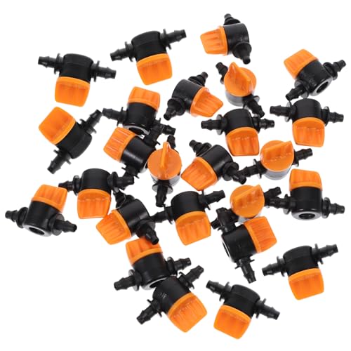 Abaodam 20 Stück Teiliges Mini Tropfbewässerungsventil aus Robustem PP Einstellbar mit Griff Oxidationsbeständig Einsetzbar zur Wasserflussregelung im Bewässerungssystem Abaodam 20 Stück Teiliges Mini Tropfbewässerungsventil aus Robustem PP Einstellbar mit Griff Oxidationsbeständig Einsetzbar zur Wasserflussregelung im Bewässerungssystem von Abaodam