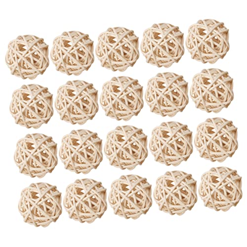 Abaodam 20stücke Natur Rattan Kugeln Vasenfüller Handgemachte Dekokugeln Für Aromatherapie Bastelprojekte Für Wohnraum Hochzeiten Und Besondere Anlässe Abaodam 20stücke Natur Rattan Kugeln Vasenfüller Handgemachte Dekokugeln Für Aromatherapie Bastelprojekte Für Wohnraum Hochzeiten Und Besondere Anlässe von Abaodam