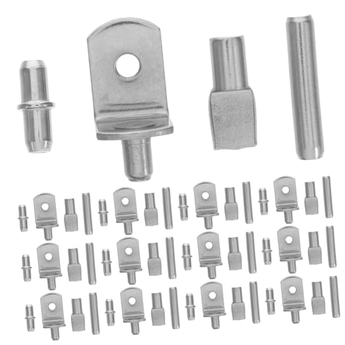 Abaodam 200 Stück Regale Regalstützen Regalstifte, Regalstützstifte Halterungsstützstifte Regalhalterungen Schrankregalhalterung, Stifthalter Hardware-Unterstützung Rostfreier Stahl Silber Abaodam 200 Stück Regale Regalstützen Regalstifte, Regalstützstifte Halterungsstützstifte Regalhalterungen Schrankregalhalterung, Stifthalter Hardware-Unterstützung Rostfreier Stahl Silber von Abaodam