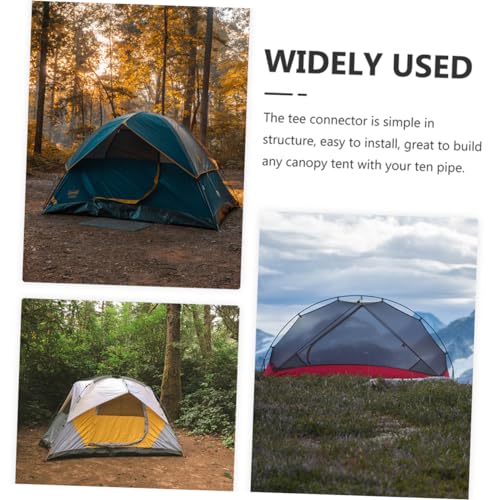 Abaodam 24 Stück Teiliges Pavillon Zeltverbinder Kunststoff Eckverbinder für Zeltstangen Pavillon Ersatzteile für Gewächshaus und Zeltgestelle Langlebige Camping Zeltverbinder von Abaodam