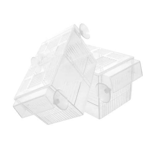 Abaodam 2 Stücke Aquarium Fisch Zucht Boxen mit Saugnäpfen Brutkasten für Fische für Kleine Fische Fischtrennbox Zuchtbecken für Garnelen Transparente Kunststoffausführung Abaodam 2 Stücke Aquarium Fisch Zucht Boxen mit Saugnäpfen Brutkasten für Fische für Kleine Fische Fischtrennbox Zuchtbecken für Garnelen Transparente Kunststoffausführung von Abaodam