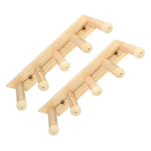 Abaodam 2Stücke Katzenwandstufen aus Holz Mehrstufige Kletterleiter für Katzen Wandregal für Sicheres Haustierzubehör für Indoor Katzen Abaodam 2Stücke Katzenwandstufen aus Holz Mehrstufige Kletterleiter für Katzen Wandregal für Sicheres Haustierzubehör für Indoor Katzen von Abaodam