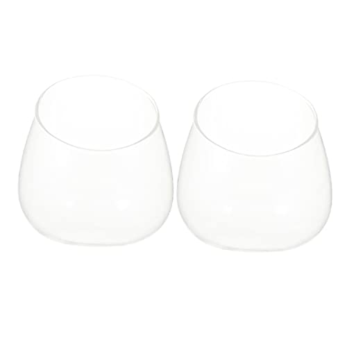 Abaodam 2Stücke Set Klare Blasen Vase für Pflanzen Terrarium und Aquarien Dekoration für Wohnzimmer und Abaodam 2Stücke Set Klare Blasen Vase für Pflanzen Terrarium und Aquarien Dekoration für Wohnzimmer und von Abaodam