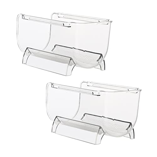 Abaodam 2Stücke Stapelbare Weinregale aus Kunststoff Weinhalter für Küchentheke Robustes Flaschenregal für Bartheke und Schrank Abaodam 2Stücke Stapelbare Weinregale aus Kunststoff Weinhalter für Küchentheke Robustes Flaschenregal für Bartheke und Schrank von Abaodam