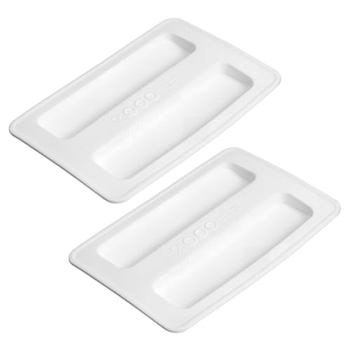Abaodam 2Stücke Toasterabdeckung für Scheiben Toaster Silikon Staubschutz für Brotmaschine Minimalistische Küche Design Hitzebeständig und Langlebig von Abaodam