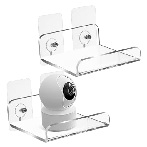 Abaodam Wandregal 2 Stück Transparent Selbstklebendes Schweberegal für Badezimmer und Küche Wandregal ohne Bohren Design Kompakte Größe Abaodam Wandregal 2 Stück Transparent Selbstklebendes Schweberegal für Badezimmer und Küche Wandregal ohne Bohren Design Kompakte Größe von Abaodam