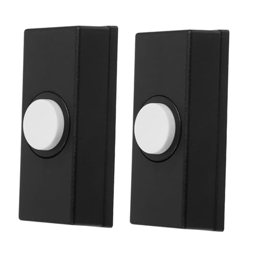 Abaodam 2Stücke Vintage Türklingel Push Button Retro Schalter für Garagentüren Langlebiges Design für Zuhause von Abaodam