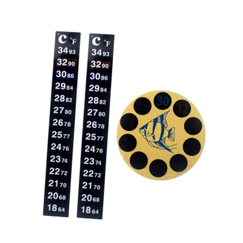 Abaodam 3 STÜCKE Teiliges Aquarium Thermometer Tragbare Aufkleber für Fischbecken Temperaturmesser für Aquarien Installieren Robust und Langlebig Wasserthermometer Zubehör für Zuhause und Abaodam 3 STÜCKE Teiliges Aquarium Thermometer Tragbare Aufkleber für Fischbecken Temperaturmesser für Aquarien Installieren Robust und Langlebig Wasserthermometer Zubehör für Zuhause und von Abaodam