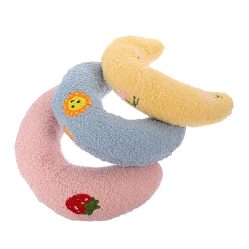 Abaodam 3 Stück Beruhigendes Hundekissen Kuscheliges U förmiges Schlafkissen zur Angstlinderung Langlebiges Plüschmaterial Waschbar für Tiefe Entspannung von Hunden und Katzen in Gelb und Abaodam 3 Stück Beruhigendes Hundekissen Kuscheliges U förmiges Schlafkissen zur Angstlinderung Langlebiges Plüschmaterial Waschbar für Tiefe Entspannung von Hunden und Katzen in Gelb und von Abaodam