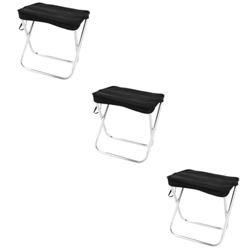 Abaodam 3 Stück Campingstuhl Campinghocker Tragbar Breit Klapphocker Camping Pfad Gepolstert Komfortabel Im Freien Sitz Multifunktionaler Klappstuhl Draußen Aluminiumlegierung Schwarz Abaodam 3 Stück Campingstuhl Campinghocker Tragbar Breit Klapphocker Camping Pfad Gepolstert Komfortabel Im Freien Sitz Multifunktionaler Klappstuhl Draußen Aluminiumlegierung Schwarz von Abaodam
