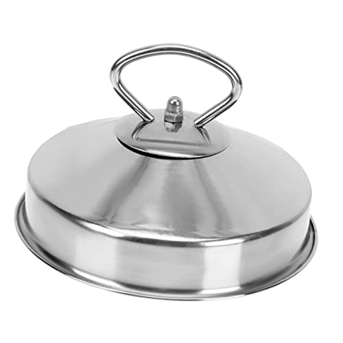 Abaodam 3 Stück Dampfgarer Deckel Dampfend Kuppel Abdeckung Dampferschutz Schutzhülle Dampfer Aus Rostfreiem Deckel Aus Edelstahl Dampfdom Heftdeckel Rostfreier Silber von Abaodam