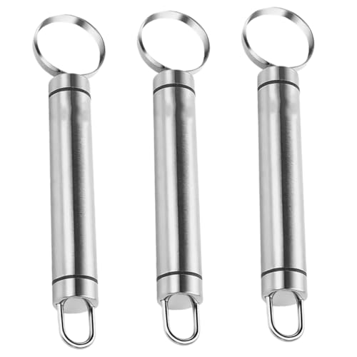 Abaodam 3 Stück Entkerner aus Edelstahl Kirschkernwerkzeug Kirschentkerner rote Datteln Ausstecher Apfelentkerner Kernentferner für Obst und Gemüse Olivenentkerner Edelstahl 304 Silver Abaodam 3 Stück Entkerner aus Edelstahl Kirschkernwerkzeug Kirschentkerner rote Datteln Ausstecher Apfelentkerner Kernentferner für Obst und Gemüse Olivenentkerner Edelstahl 304 Silver von Abaodam
