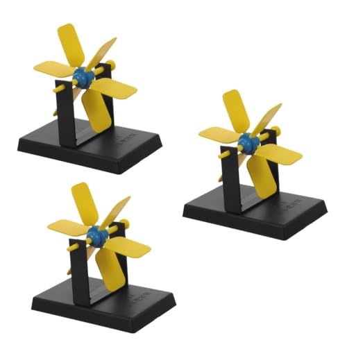 Abaodam 3 Stück Künstliches Wasserrad für Bachläufe Leichtes Landschafts Deko Element Robustes Miniatur Wasserlauf Rad für DIY Tischbrunnen und Aquarium Realistisches Wasserspiel Zubehör von Abaodam