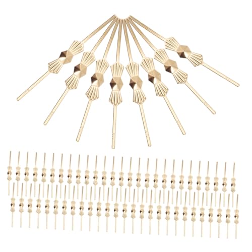 Abaodam 300 Stück Kristallanschluss Deckenlichtklammern Clips Aus Metallchips Für Deckenleuchte Lampenzubehör Verbindungsclips Lampenclips Aluminiumlegierung Golden von Abaodam