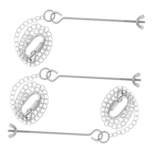 Abaodam Papagei Obst Feeder 3 Stücke Robuster Futterhalter für Gemüse und Obst Hängender Futterspender für Vögel mit Feiner Handwerkskunst für Papageien und Kleine Vögel Abaodam Papagei Obst Feeder 3 Stücke Robuster Futterhalter für Gemüse und Obst Hängender Futterspender für Vögel mit Feiner Handwerkskunst für Papageien und Kleine Vögel von Abaodam