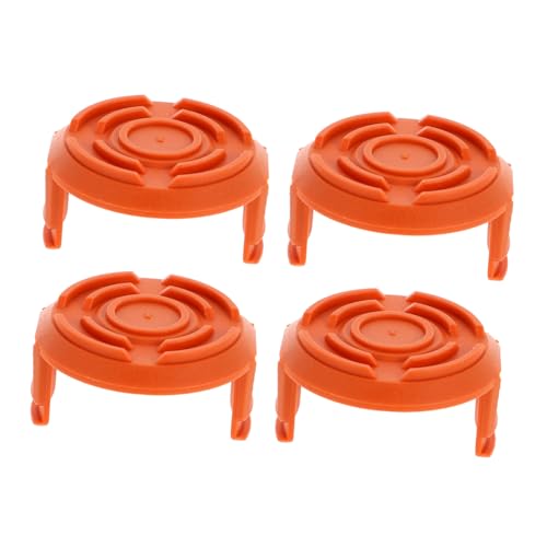 Abaodam 4 Stück Ersatz spulendeckel Kompatibel mit Worx Robuste Abs abdeckungen Installieren Schützt Trimmer spulen vor Verlust Langlebiges Zubehör von Abaodam