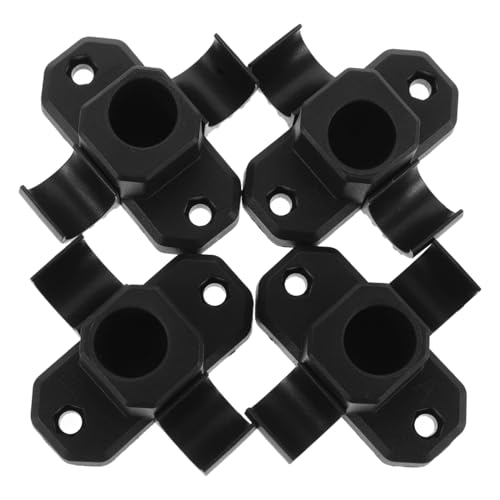 Abaodam 4 Stück Faltbare Tischbeinverbinder Robuste Montagehardware für Möbelbeine Installieren für DIY Projekte Langlebiges Kunststoffmaterial für Camping und Klapptische von Abaodam