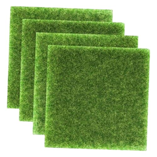 Abaodam 4 Stück Künstliche Grasmatte für Miniaturgarten DIY Dekoration Pflegeleicht für und Außenbereiche für Garten Zubehör und Deko Ideen Abaodam 4 Stück Künstliche Grasmatte für Miniaturgarten DIY Dekoration Pflegeleicht für und Außenbereiche für Garten Zubehör und Deko Ideen von Abaodam