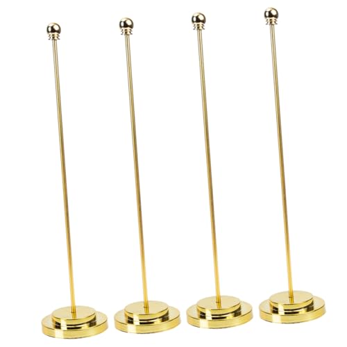 Abaodam 4 Stück Metall Flaggenhalter Stabiler Tisch Flaggenständer für Büro und Innenräume Goldfarbene Fahnenbasis Praktischer Desktop Fahnenhalter für Kleine Flaggen und Dekoration Abaodam 4 Stück Metall Flaggenhalter Stabiler Tisch Flaggenständer für Büro und Innenräume Goldfarbene Fahnenbasis Praktischer Desktop Fahnenhalter für Kleine Flaggen und Dekoration von Abaodam