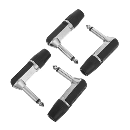 Abaodam 4 Stück Mono Mikrofonstecker Rechtwinkliger Anschlussstecker Mikrofon Audio Anschluss Mikrofon Mono Klinkenstecker Schweißkopf Audiostecker Abaodam 4 Stück Mono Mikrofonstecker Rechtwinkliger Anschlussstecker Mikrofon Audio Anschluss Mikrofon Mono Klinkenstecker Schweißkopf Audiostecker von Abaodam