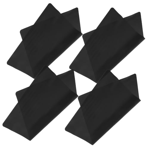 Abaodam 4 Stück Silikon Tischset Hitzebeständige rutschfeste Esstischunterlage Bpa Frei Abwaschbar Für Zuhause Restaurant Schwarz 400mm x 300mm x 0,55mm Abaodam 4 Stück Silikon Tischset Hitzebeständige rutschfeste Esstischunterlage Bpa Frei Abwaschbar Für Zuhause Restaurant Schwarz 400mm x 300mm x 0,55mm von Abaodam