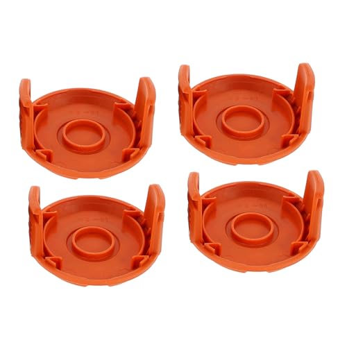 Abaodam 4 Stück Teiliges Ersatz spulendeckel aus Robustem Abs für Rasentrimmer Langlebige Spulenkappen Einfach zu Wechseln Schutz vor Beschädigungen bei Motorsensen von Abaodam