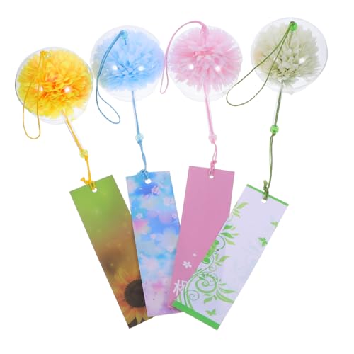 Abaodam 4 Stück Teiliges Japanische Glas-windspiele mit Realistischer Kirschblüten-Dekoration Kleine Hängende Gartenblumen Melodische Glasglocken für Terrasse und Balkon Detailreiche Abaodam 4 Stück Teiliges Japanische Glas-windspiele mit Realistischer Kirschblüten-Dekoration Kleine Hängende Gartenblumen Melodische Glasglocken für Terrasse und Balkon Detailreiche von Abaodam