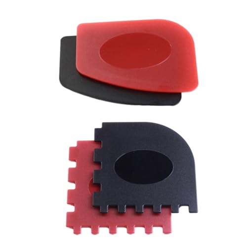 Abaodam 4 Stück Teiliges Langlebiger Pfannenschaber aus Hitzebeständigem PC Material Spülmaschinenfest für Effektive Reinigung von Töpfen und Grillpfannen in Schwarz und Rot Küchenhelfer Abaodam 4 Stück Teiliges Langlebiger Pfannenschaber aus Hitzebeständigem PC Material Spülmaschinenfest für Effektive Reinigung von Töpfen und Grillpfannen in Schwarz und Rot Küchenhelfer von Abaodam