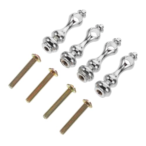 Abaodam 4 Stück Zäune Zubehör Spindeln für Möbel Möbelhardware Spindeln für Glasvitrinengeländer Pfostenkappe für Glasschrankgeländer Metallanschluss Zinklegierung Silver Abaodam 4 Stück Zäune Zubehör Spindeln für Möbel Möbelhardware Spindeln für Glasvitrinengeländer Pfostenkappe für Glasschrankgeländer Metallanschluss Zinklegierung Silver von Abaodam