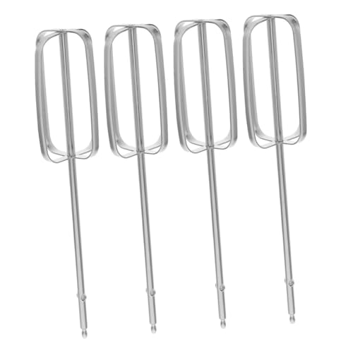 Abaodam 4-teilige Handmixer-aufsätze: Elektrischer Mixer Aus Edelstahl, Rührbesen, Schneebesen, Universelle Ersatzteile Für Küchenteig, Eier, Backen, Kochen, Silber Abaodam 4-teilige Handmixer-aufsätze: Elektrischer Mixer Aus Edelstahl, Rührbesen, Schneebesen, Universelle Ersatzteile Für Küchenteig, Eier, Backen, Kochen, Silber von Abaodam
