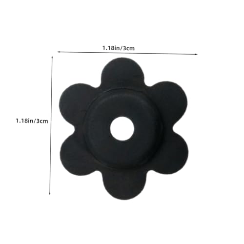 Abaodam 40 Stück Teiliges Blumengestaltete Garten Flaggenhalter Gummi Stopper rutschfeste Fahnenmast Stopper Wetterfest Für Outdoor Indoor Gartenflaggenständer von Abaodam