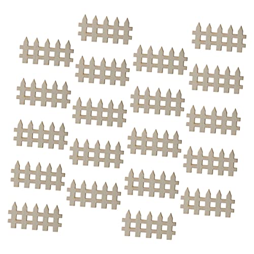 Abaodam 40 Stück Teiliges Mini Holzzaun Flexibler Dekorativer Gartenzaun für DIY Micro Landschaft Bonsai und Miniaturgärten Realistisches Design für Haus Büro und Puppenhaus Dekoration Abaodam 40 Stück Teiliges Mini Holzzaun Flexibler Dekorativer Gartenzaun für DIY Micro Landschaft Bonsai und Miniaturgärten Realistisches Design für Haus Büro und Puppenhaus Dekoration von Abaodam