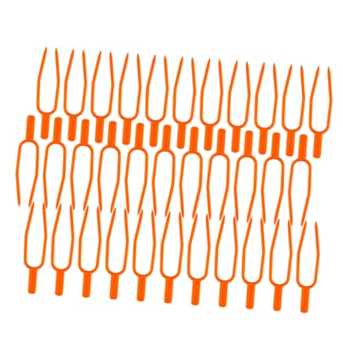 Abaodam 400 Stück Pflanzen-klammern aus Kunststoff Wiederverwendbare Fixierclips für Rankpflanzen Erdbeer-Support-Clips Vielseitige Befestigungshilfen für Gemüse und Blumen Lang von Abaodam